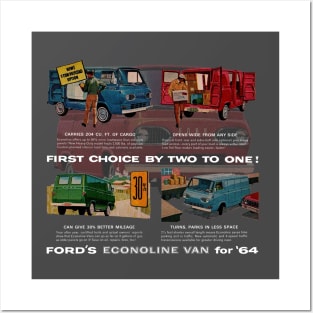 FORD ECONOLINE - advert Posters and Art